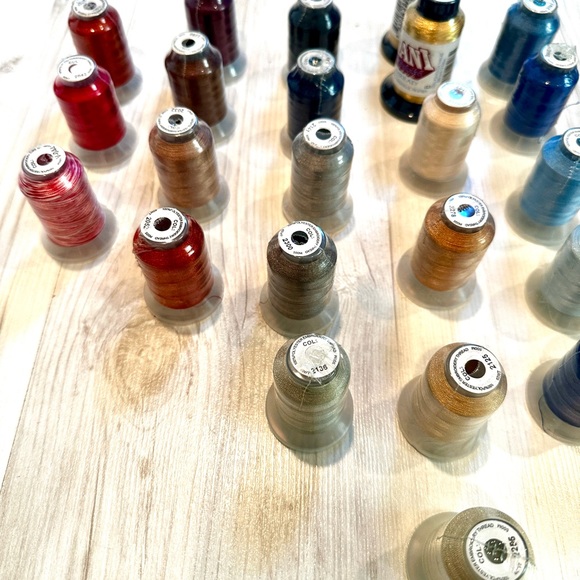 Lot of 48 spools of NEW polyester embroidery thread.  Please see pics - Picture 5 of 8